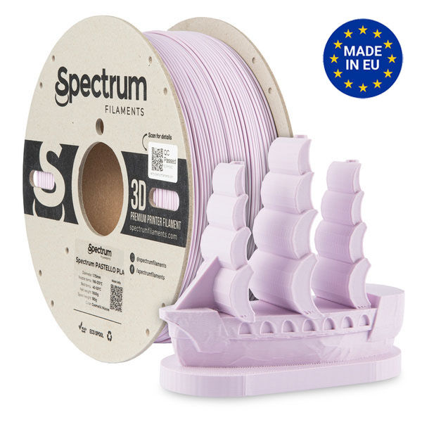 Filament Spectrum Pastello PLA 1.75mm COSMETIC MAUVE 1kg