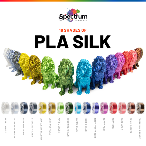 Filament Spectrum PLA SILK 1.75mm RUBY RED 1kg – Obrázok 4