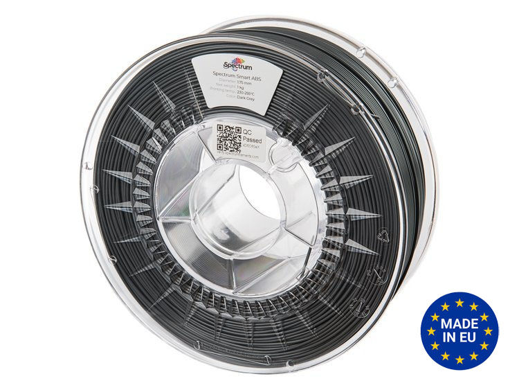 Filament Spectrum Smart ABS 1.75mm DARK GREY 1kg (RAL 7011)
