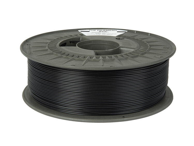 The Filament ASA 1.75mm MIDNIGHT BLACK 1kg – Obrázok 2