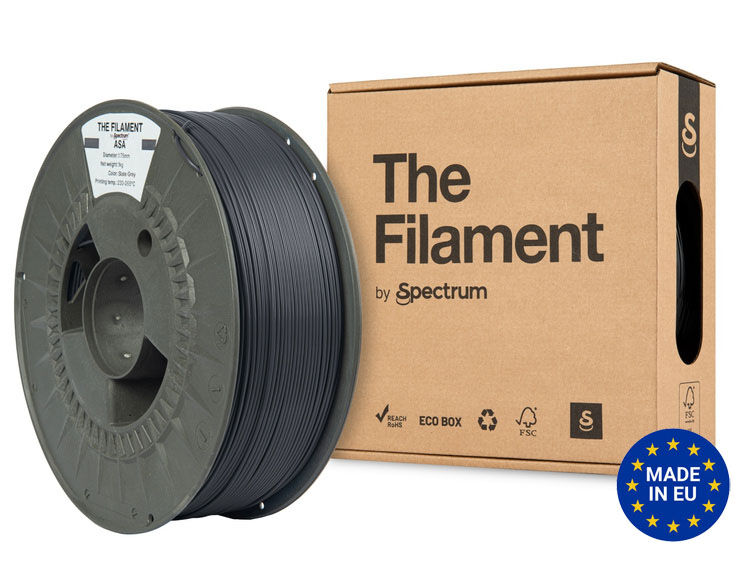 The Filament ASA 1.75mm SLATE GREY 1kg