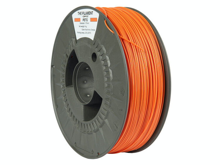 The Filament PETG 1.75mm MACHINERY ORANGE 1kg – Obrázok 3