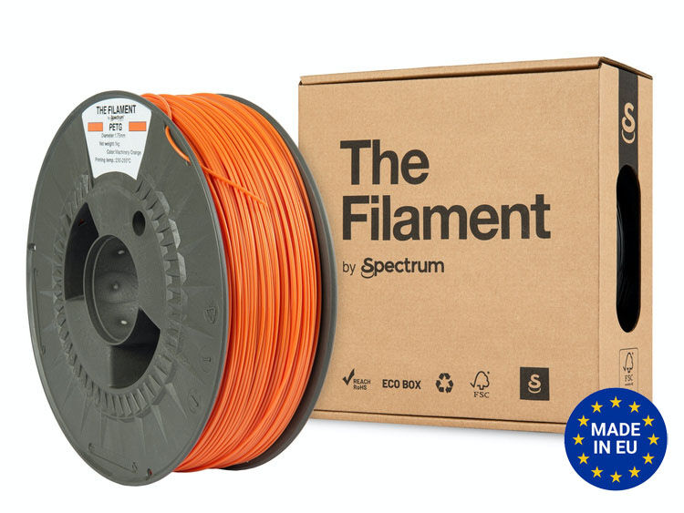 The Filament PETG 1.75mm MACHINERY ORANGE 1kg