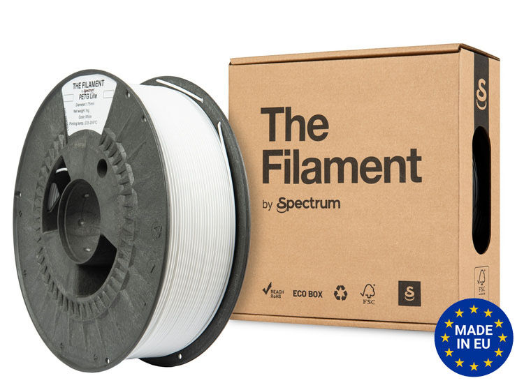 The Filament PETG Lite 1.75mm WHITE 1kg