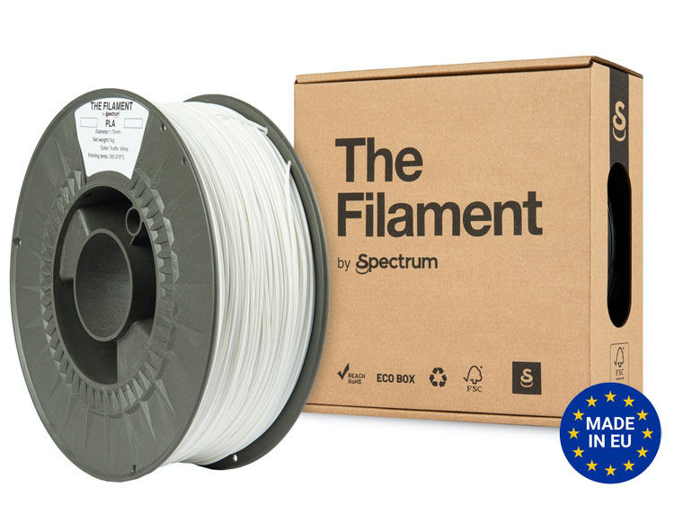 The Filament PLA 1.75mm TRAFFIC WHITE 1kg