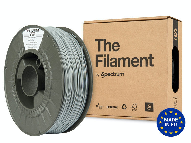 The Filament PLA HS 1.75mm MIRAGE GREY 1kg