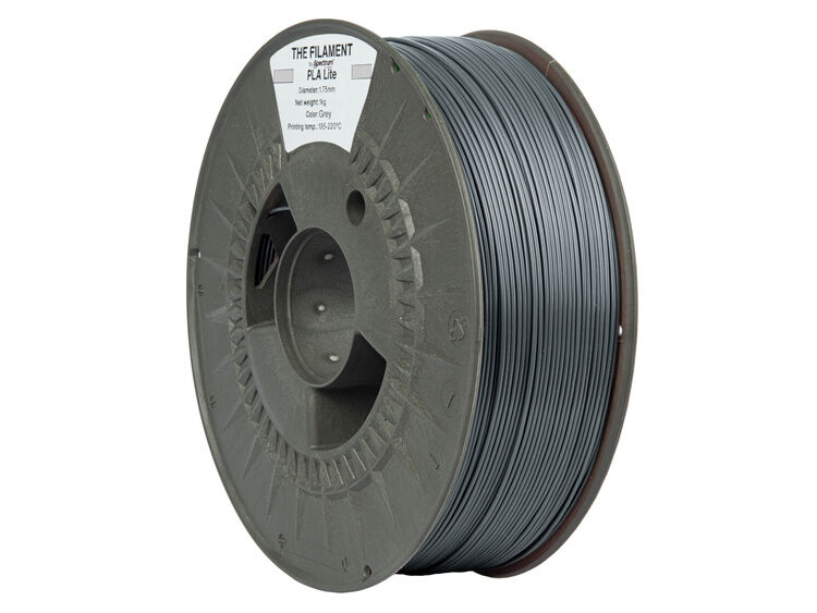 The Filament PLA Lite 1.75mm GREY 1kg – Obrázok 2