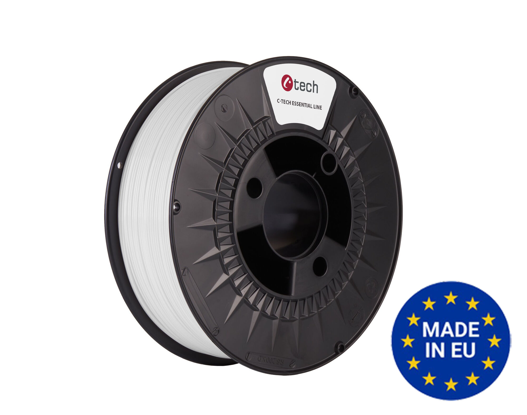 Filament C-TECH ESSENTIAL LINE, PLA, Bílá, 1,75mm, 1kg