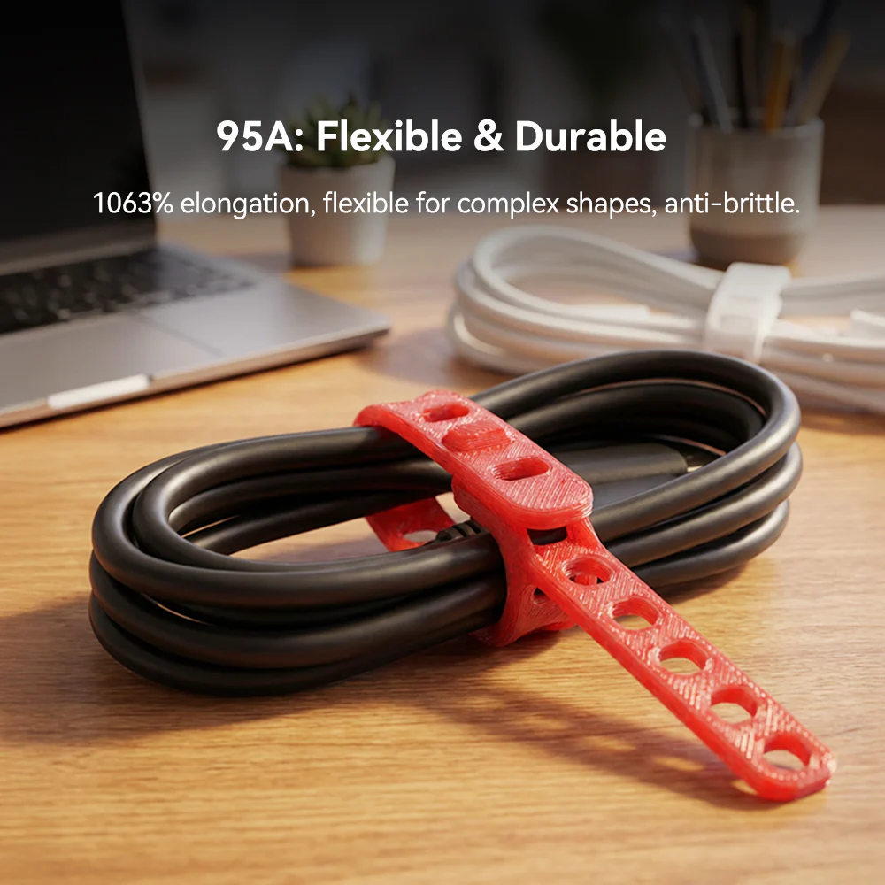 SUNLU TPU95A 1,75 mm 1KG, Black – Obrázok 5
