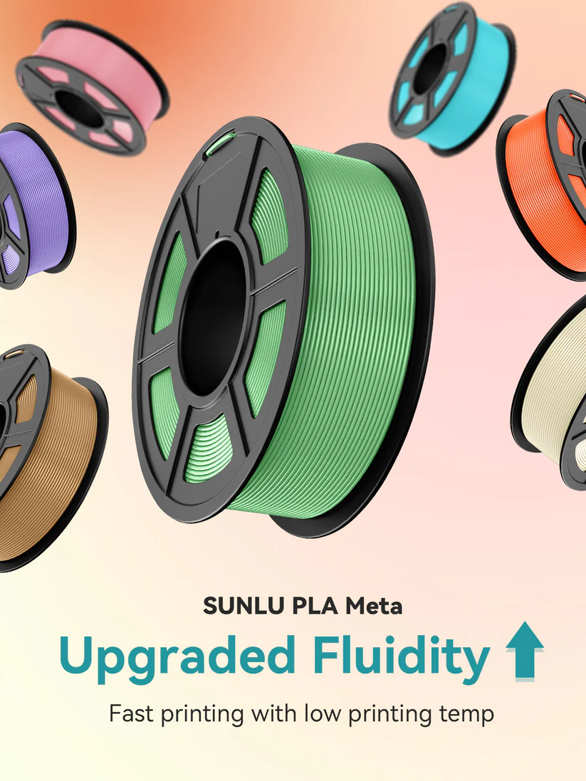 SUNLU PLA META , 1.75mm 1kg, Sky Blue – Obrázok 4